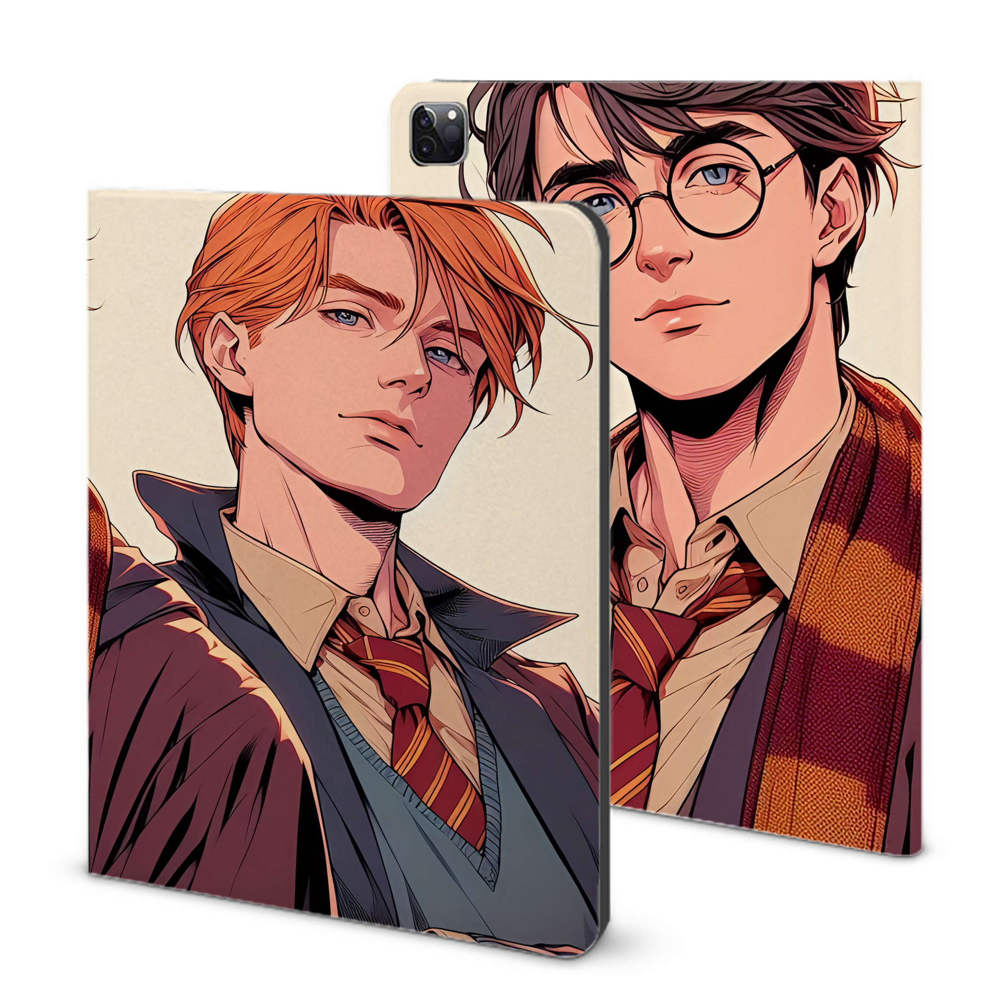 （画像用） Harry Potter ハリー・ポッターシリーズ IPad ケース ブック型 PUレザー TPU 耐衝撃 軽量 薄型 ペン収納なし 全面保護 IPad 各モデル対応